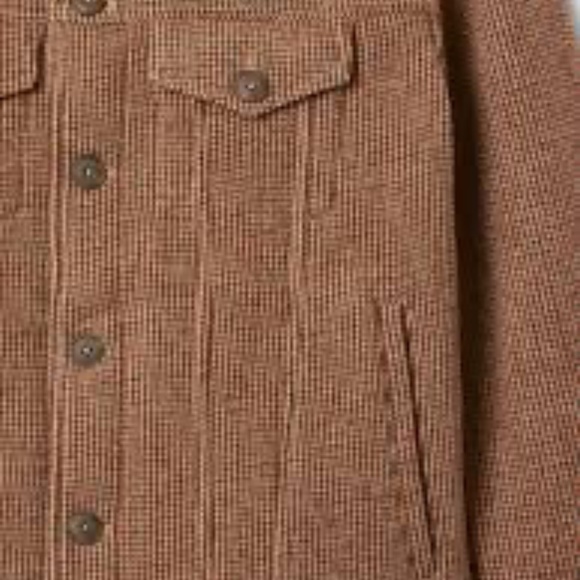 NEW Gap wool houndstooth trucker jacket Medium - Picture 8 of 16